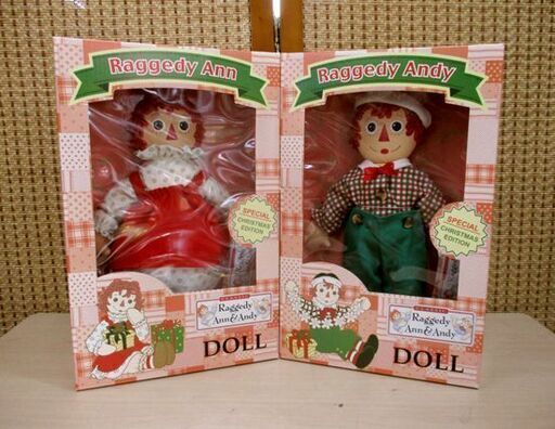 未開封 ラガディアン人形 ラガディ・アン&アンディ クリスマス リミテッドエディション 3000体限定