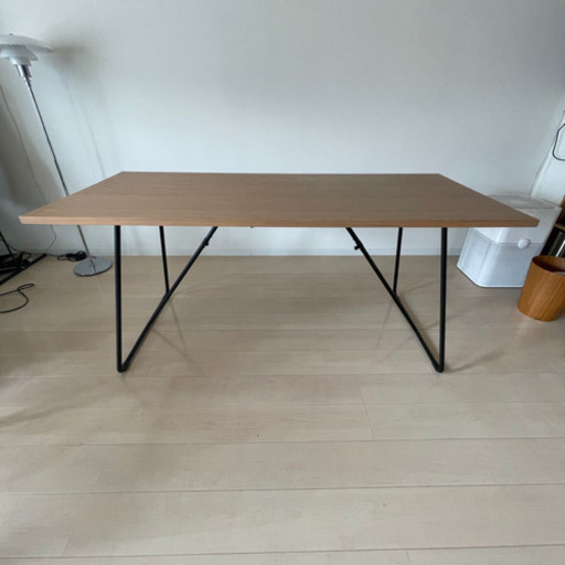 無印良品 折りたたみテーブル オーク材 幅160cm