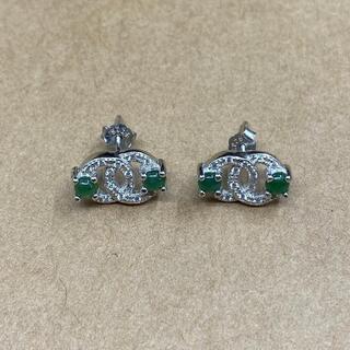 ピアス ミャンマー産 本翡翠 ヒスイ 緑色 誕生日プレゼント 天...