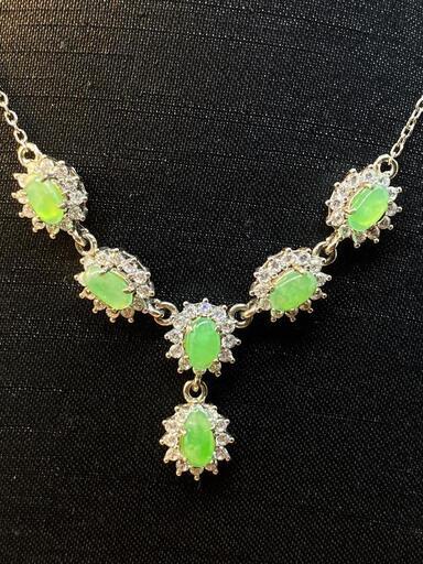 福袋 ネックレス 本翡翠 ヒスイ 緑色 誕生日プレゼント 天然石 金運アップ 本物保証