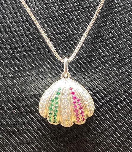 福袋 ネックレス 真珠と貝殻 本翡翠 ヒスイ 緑色 誕生日プレゼント 天然石 本物保証