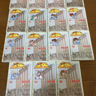 聖闘士星矢文庫版全巻セットの画像