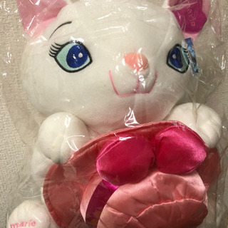 Disney ディズニー　マリーちゃんぬいぐるみ　帽子の画像