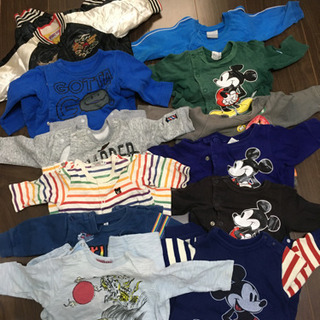 【取引中】ロンパース12点　男の子　冬物　70サイズの画像