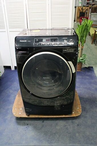 R2265) Panasonic 中古 パナソニック　プチドラム　ドラム式洗濯乾燥機　NA-VD210L　ブラック 2012年製! 洗濯機 店頭取引大歓迎♪