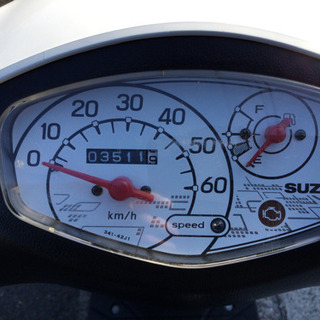 SUZUKI レッツ 低走行 3500km 新古車の画像