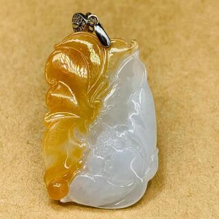 福袋 ネックレス 蝶々 蓮花 本翡翠 ヒスイ 誕生日プレゼント 二色 お