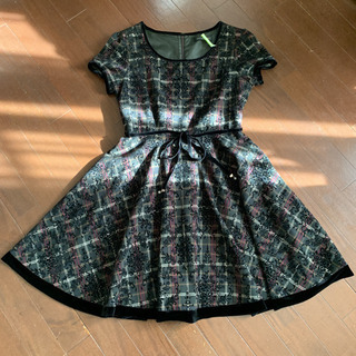 L’EST ROSE 花柄ワンピース 2 膝上