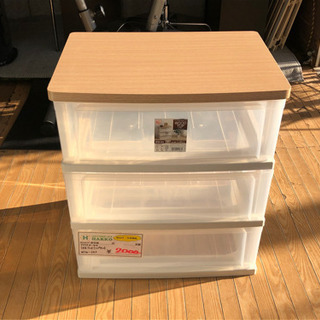 【リサイクルサービス八光、田上店 】アイリスオーヤマ　3段ウッド...