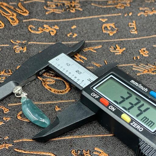 福袋 ネックレス ペンダント 天然本翡翠 氷ヒスイ A貨 男女兼用 青色 鑑別書有