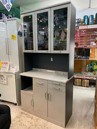 【メンテナンス済み】パモウナ　キッチンボード　キッチン収納　レンジボード