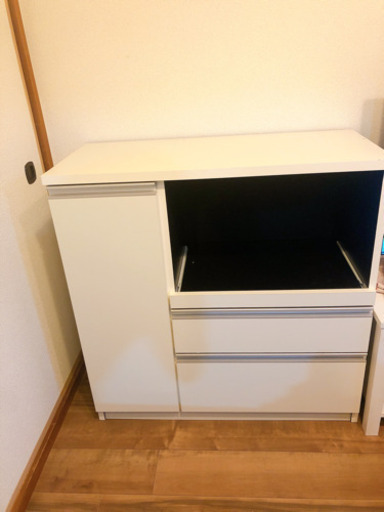 スライド棚　ホワイト
