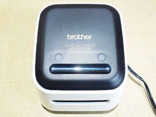 【苫小牧バナナ】Brother/ブラザー コンパクトサイズ フルカラーラベル 感熱ライター VC-500W デスクや棚に♪
