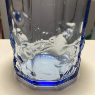 ｢お値下｣パルナス/ブルーカラーグラス10個セットの画像