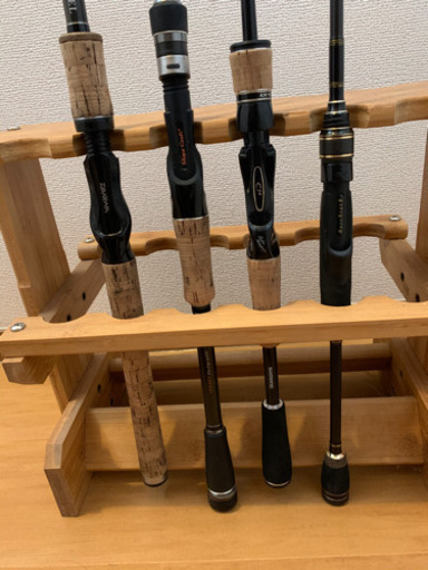 バス釣り用ロッド 4本セット