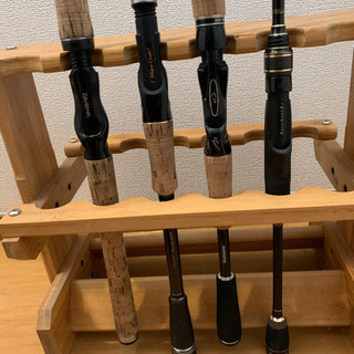 バス釣り用ロッド 4本セットの画像