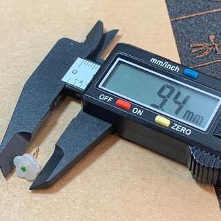 ピアス 梅花 本翡翠 氷ヒスイ 18kピンクゴールド 誕生日プレゼント鑑別書付の画像