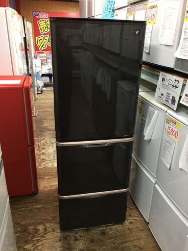 H004 SHARP 3ドア350L冷蔵庫　SJ-PW35Y-T 今年中自社配達無料