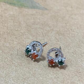 ピアス かわいい 本翡翠 ヒスイ 高級品 艶美麗 誕生日プレゼント 鑑別書有の画像