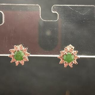 ピアス 本翡翠 ヒスイ 高級緑色 艶美麗 誕生日プレゼント 天然...