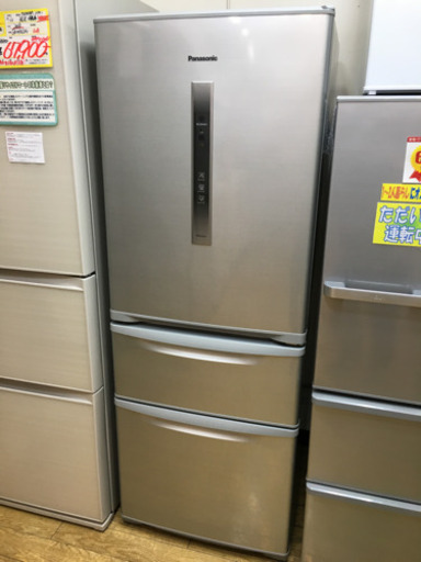 美品 2014年製 Panasonic 321L冷蔵庫 ECONAVI 省エネインバーター 日本製 NR-C32CM-S パナソニック