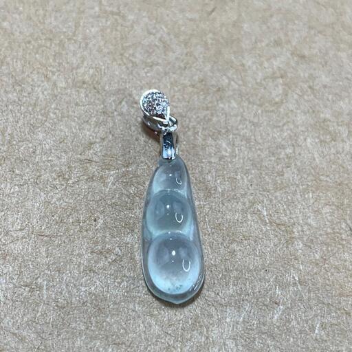 ネックレス 枝豆 ミャンマー産 本翡翠 氷ヒスイ A貨 誕生日プレゼント