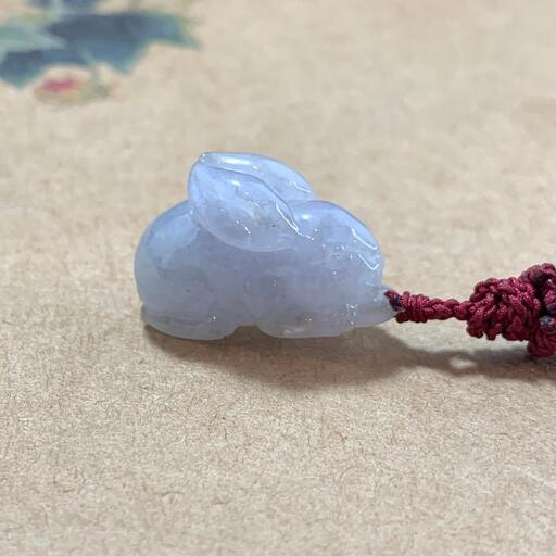 福袋 ネックレス 兎 ミャンマー産 本翡翠 A貨 お手作り 誕生日プレゼント