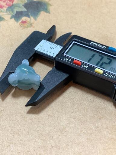 福袋 ネックレス かわいい羊 本翡翠 氷ヒスイ 青色 18kゴールド誕生日プレゼント 鑑別書有