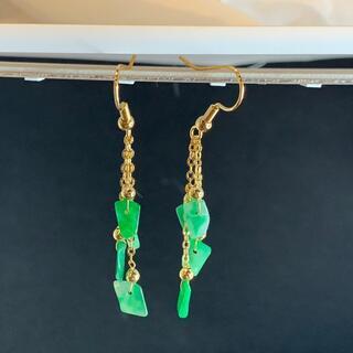 ピアス 本翡翠 ヒスイ A貨 高級緑色 艶美麗 誕生日プレゼント...