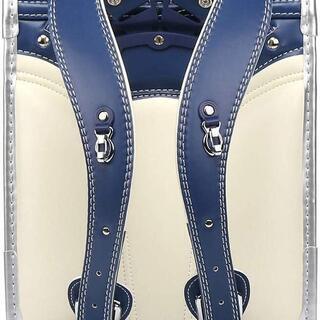 【新品】★ランドセル 男の子☆高級合皮 大容量 撥水加工 ネイビー/シルバー ②の画像