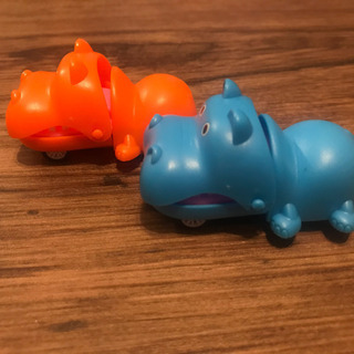 カバ　プルバックミニカー