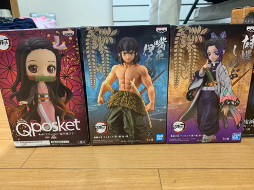 鬼滅フィギュア&ブランケット類