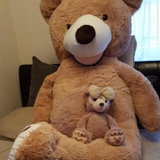 美品 巨大なクマのぬいぐるみ インテリア