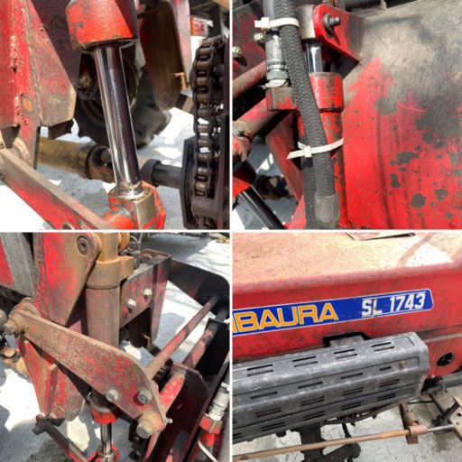 ロータリー除雪機 1100巾 シバウラディーゼル4WD