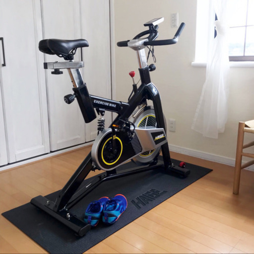 【譲渡先確定】HAIGE スピンバイク エアロフィットネス HG-YX-5001 ver.2 ブラック