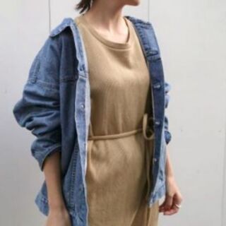 未使用のブランド・コットンハニカムワンピースあげます。の画像