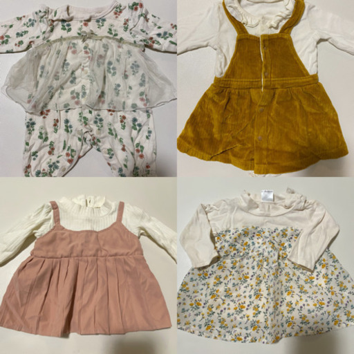 女の子ベビー服24着 サイズ70.75