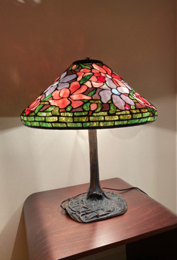 ステンドグラス ランプ 花