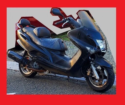 ★終了★値引で38000円★お届け可★ヤマハ マジェスティ125 5CA★全国発送可能★　車体　純正 ビッグスクーター ×ビックスクーター コマジェ 原付二種　スクーター 小型二輪 原付2種 バイク Uber　ウーバー