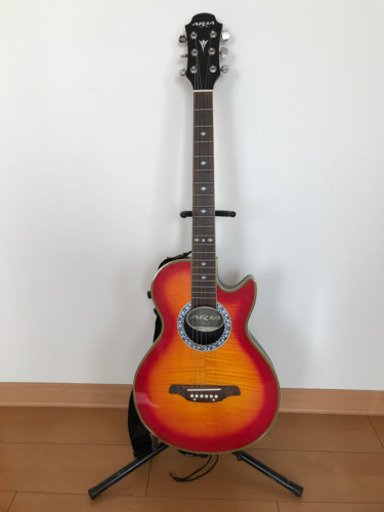 used 美品 ARIA アコースティックギター（エレアコ）付属品セット★
