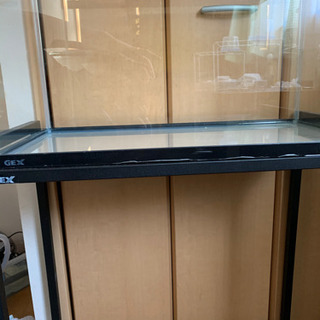 GEX水槽60cm(GEX2段水槽台付き)値引き交渉可
