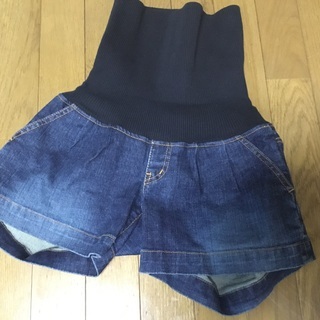 ダブルスタンダード　ウエストニットショートパンツ　マタニティにも