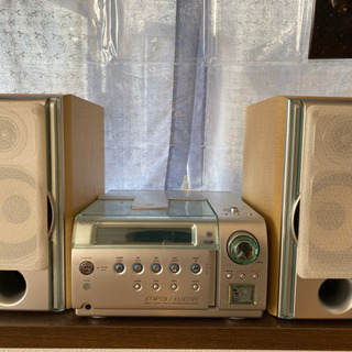 【KENWOOD】CD.MDコンポ動作確認済の画像