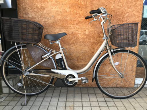 YAMAHA ヤマハ PAS リチウム　26インチ PZ26LS 電動アシスト自転車 前後カゴ付き