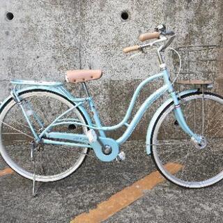 26インチ　女児用　自転車　女の子　使用期間短