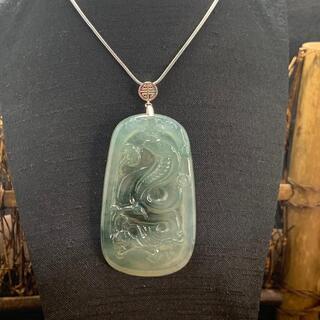 福袋 ネックレス 蛇 ミャンマー産 本翡翠 A貨 緑色 誕生日プレゼント