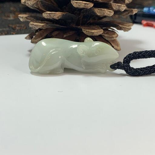 福袋 ネックレス 鼠 本翡翠 ヒスイ A貨 二色 お手作り 天然石 誕生日プレゼント