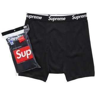 Supreme x Hanes コラボ ボクサーパンツ【4枚入】