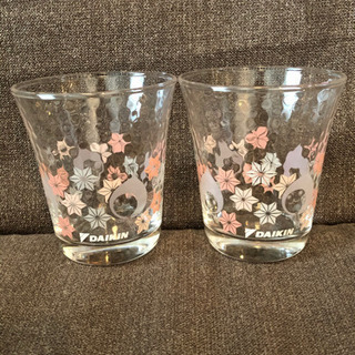 新品未使用　ダイキン/たち吉　ガラスコップ2個セット