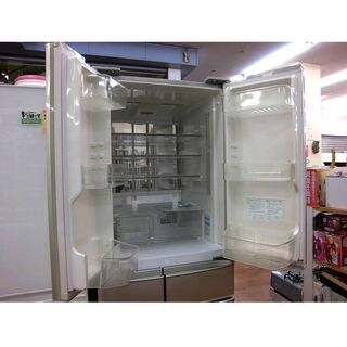 冷蔵庫 465L 2011年製 6ドア SHARP SJ-XF47T-N ジュエルシルバー 400L